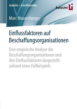 Mauersberger, Marc - Einflussfaktoren auf Beschaffungsorganisationen, ebook