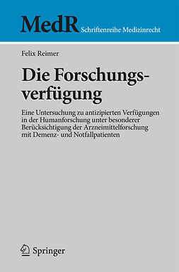Reimer, Felix - Die Forschungsverfügung, ebook