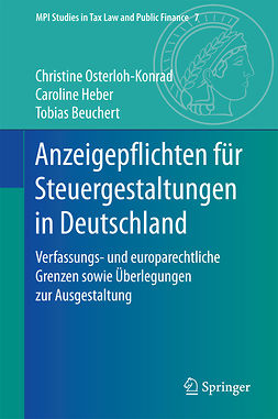 Beuchert, Tobias - Anzeigepflichten für Steuergestaltungen in Deutschland, ebook