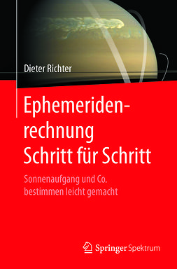 Richter, Dieter - Ephemeridenrechnung Schritt für Schritt, ebook
