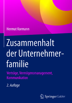 Kormann, Hermut - Zusammenhalt der Unternehmerfamilie, e-bok