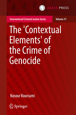 Koursami, Nasour - The 'Contextual Elements' of the Crime of Genocide, ebook