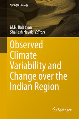 Nayak, Shailesh - Observed Climate Variability and Change over the Indian Region, e-bok