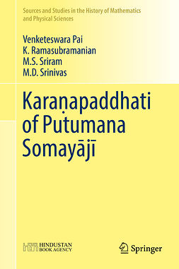Pai, Venketeswara - Karaṇapaddhati of Putumana Somayājī, ebook