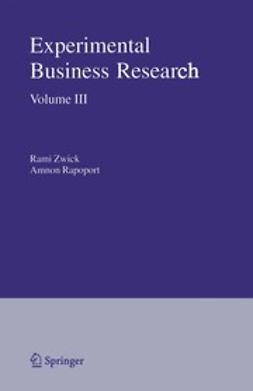 Rapoport, Amnon - Experimental Business Research, ebook