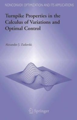  - Turnpike Properties in the Calculus of Variations and Optimal Control, ebook