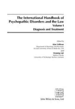 Felthous, Alan - International Handbook on Psychopathic Disorders and the Law, ebook