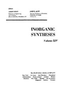 UNKNOWN - Inorganic Syntheses, ebook