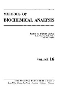 Glick, David - Methods of Biochemical Analysis, ebook