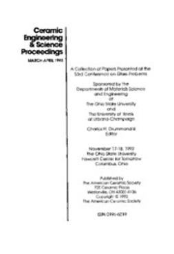  - 53nd Conference on Glass Problems: Ceramic Engineering and Science Proceedings, Volume 14, Issue 3/4, ebook