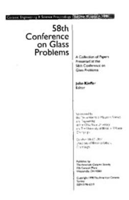  - 58th Conference on Glass Problems: Ceramic Engineering and Science Proceedings, Volume 19, Issue 1, e-bok