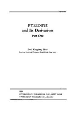 Klingsberg, E. - The Chemistry of Heterocyclic Compounds, Pyridine and Its Derivatives, e-kirja