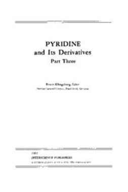 Klingsberg, E. - The Chemistry of Heterocyclic Compounds, Pyridine and Its Derivatives, e-kirja