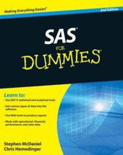 McDaniel, Stephen - SAS For Dummies<sup>&#174;</sup>, ebook