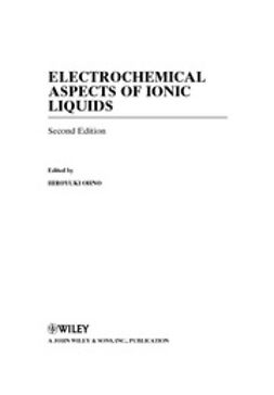 Ohno, Hiroyuki - Electrochemical Aspects of Ionic Liquids, ebook