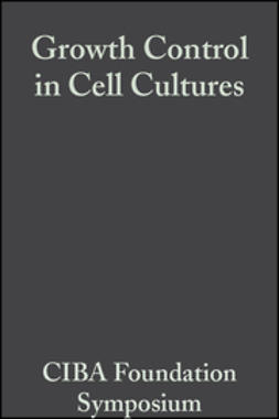 UNKNOWN - Growth Control in Cell Cultures, ebook