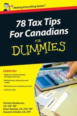 Henderson, Christie - 78 Tax Tips For Canadians For Dummies<sup>&#174;</sup>, ebook