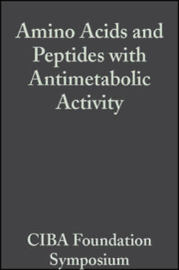UNKNOWN - Amino Acids and Peptides with Antimetabolic Activity, ebook