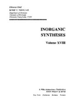 Douglas, Bodie E. - Inorganic Syntheses, ebook