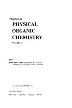 Taft, Robert W. - Progress in Physical Organic Chemistry, ebook