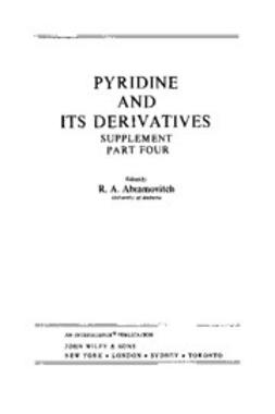 Abramovitch, R. A. - The Chemistry of Heterocyclic Compounds, Pyridine and Its Derivatives: Supplement, e-kirja