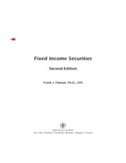 Fabozzi, Frank J. - Fixed Income Securities, ebook