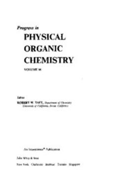 Taft, Robert W. - Progress in Physical Organic Chemistry, e-kirja