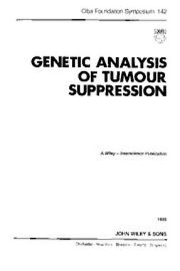 UNKNOWN - Genetic Analysis of Tumour Suppression, ebook