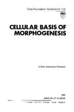 UNKNOWN - Cellular Basis of Morphogenesis, e-bok