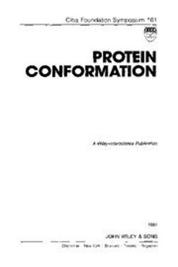 UNKNOWN - Protein Conformation, ebook