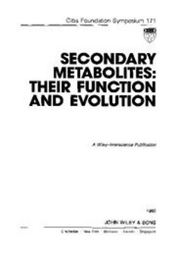 UNKNOWN - Secondary Metabolites: Their Function and Evolution, ebook