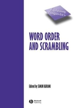 Karimi, Simin - Word Order and Scrambling, ebook