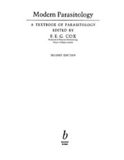 Cox, F. E. G. - Modern Parasitology: A Textbook of Parasitology, e-bok