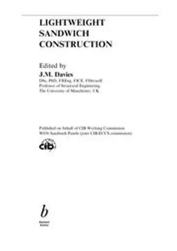 Davies, J. M. - Lightweight Sandwich Construction, e-bok