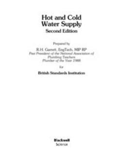 BSI - Hot and Cold Water Supply, e-bok