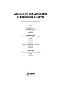 Berkeley, Roger - Applications and Systematics of Bacillus and Relatives, ebook