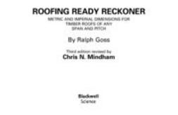 Goss, R. - Roofing Ready Reckoner, e-kirja