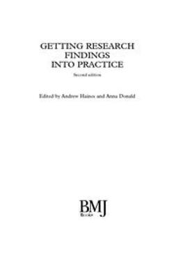 Donald, Anna - Getting Research Findings into Practice, e-bok
