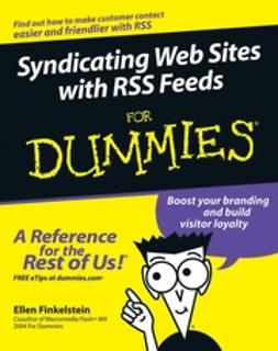 Finkelstein, Ellen - Syndicating Web Sites with RSS Feeds For Dummies, ebook