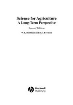Huffman, Wallace E. - Science for Agriculture: A Long-Term Perspective, ebook