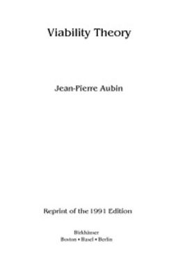 Aubin, Jean-Pierre - Viability Theory, ebook
