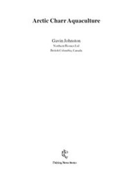 Johnston, Gavin - Arctic Charr Aquaculture, ebook