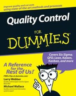Webber, Larry - Quality Control for Dummies, ebook