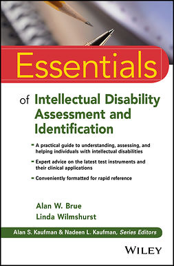 Brue, Alan W. - Essentials of Intellectual Disability Assessment and Identification, ebook