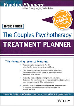 Heyman, Richard E. - The Couples Psychotherapy Treatment Planner, with DSM-5 Updates, e-bok