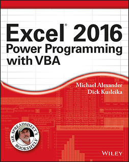Alexander, Michael - Excel 2016 Power Programming with VBA, e-kirja