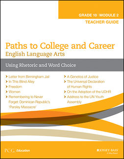  - English Language Arts, Grade 10 Module 2: Using Rhetoric and Word Choice, Teacher Guide, ebook