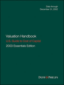 Grabowski, Roger J. - Valuation Handbook - U.S. Guide to Cost of Capital 2003, ebook
