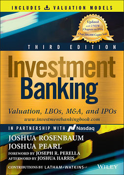 Rosenbaum, Joshua - Investment Banking: Valuation, LBOs, M&A, and IPOs (Book + Valuation Models), ebook