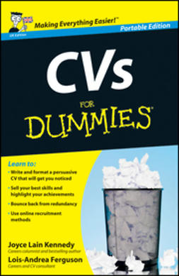 Kennedy, Joyce Lain - CVs For Dummies<sup>&#174;</sup>, UK Edition, ebook